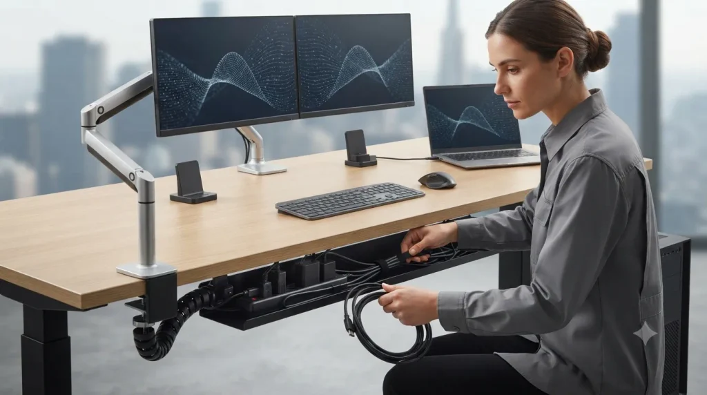 Desktop pc cable